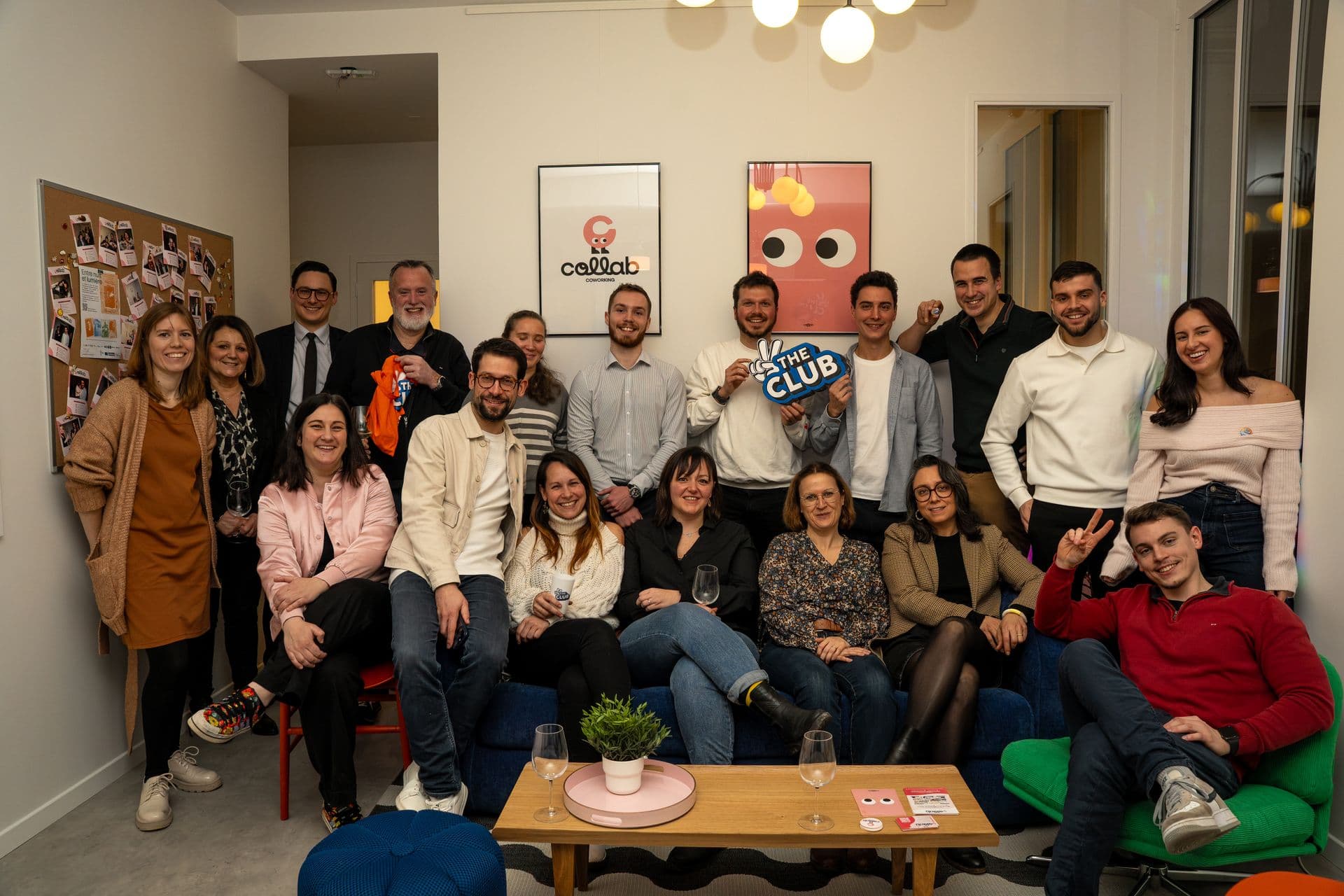 Les clubbers de The Club réunis lors d'un afterwork